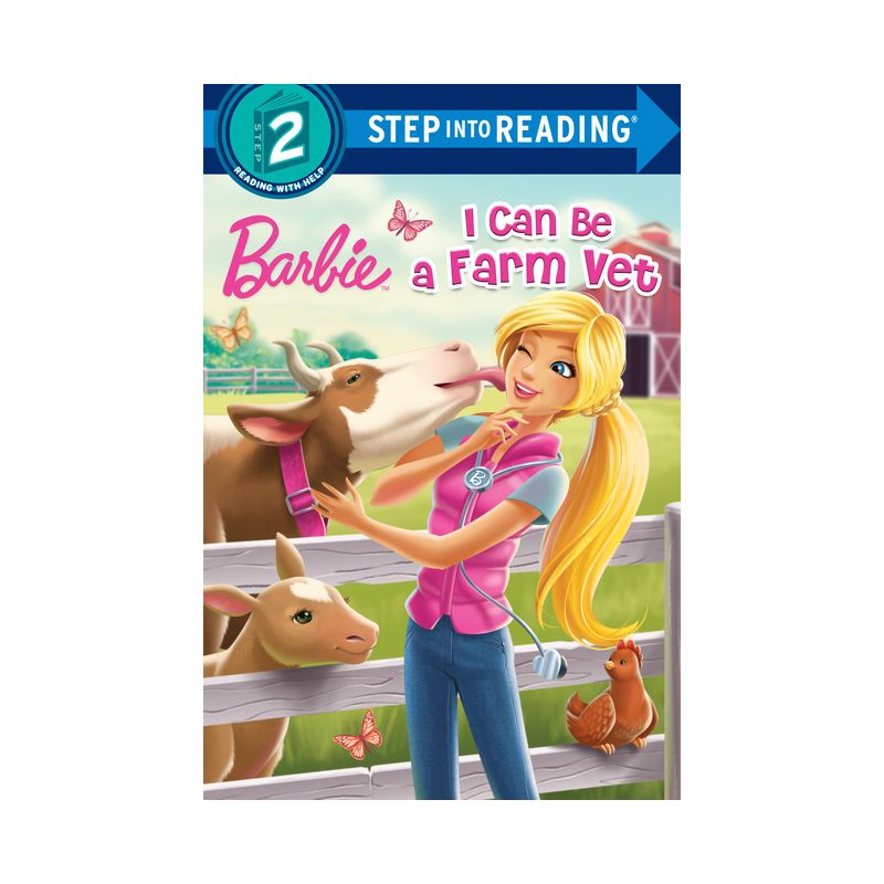 I Can Be a Farm Vet (Barbie) - (Step Into Reading) by  Apple Jordan (Paperback), 1 of 2