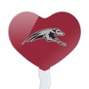 University of Indianapolis Primary Logo Heart Love Cupcake Picks Toppers Decoration Set of 6 - 2 of 4