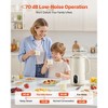 Mojgar 6-in-1 Nut Milk Maker, 20 oz Soy Milk Maker Machine with 6 Blades, for Homemade Oat, Nut, Soy, Juice - 4 of 4