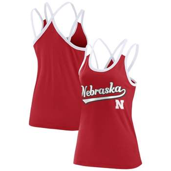 NCAA Nebraska Cornhuskers Women's Two Tone Tank Top