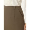INSPIRE CHIC Women's High Waist Split Back Work Midi Pencil Skirt - 4 of 4