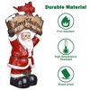 Yescom Christmas Tabletop Decoration Santa Claus with Sign for Theme Wedding Home Party Red - 4 of 4