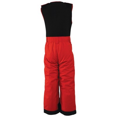 Hudson Baby Snow Bib Overalls with Fleece Top, Red, 4 Toddler : Target