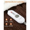 Heated Blanket Electric Blanke Soft SHER PA with 4 Heating Levels & Auto Off, Overheat Protection, Machine Washable, ETL Certification - 2 of 4