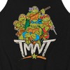Men's - Teenage Mutant Ninja Turtles - Rebel Road Group Graphic Tank Top - 2 of 3