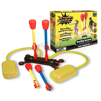 Stomp Rocket Dueling Super High Flying Rockets with Launch Pad