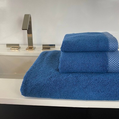 BedVoyage Resort Bamboo Rayon 8 Piece Towel Set; Indigo