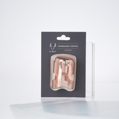 Copper Polished Stainless Steel Champagne Stopper
