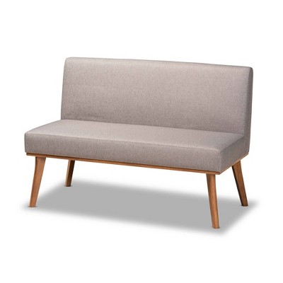 Odessa Mid-Century Modern Walnut Brown 5-Piece Dining Nook Set