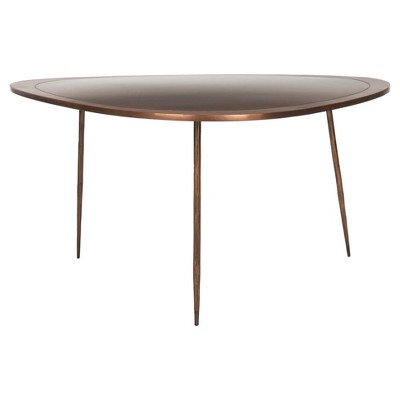 Ayla Coffee Table Antique Copper - Safavieh