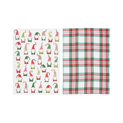 5pk Kitchen Towel & Dishcloth Set Red - Design Imports : Target