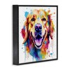 Stupell Industries Happy Dog Paint Drip, 17" x 17" - 3 of 4