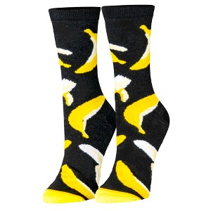 Crazy Socks, Women's Fruits and Veggies Socks, Assorted Colorful Styles, 5-10 - 1 of 4