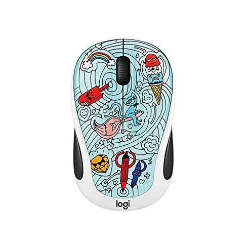 Logitech M325c Wireless Mouse-bae-bee Blue Target