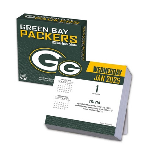 NFL Green Bay Packers 2025 Box Calendar - image 1 of 4