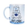Silver Buffalo Care Bears Grumpy Bear "Like I Care" Glass Coffee Mug | Holds 18 Ounces - 2 of 4