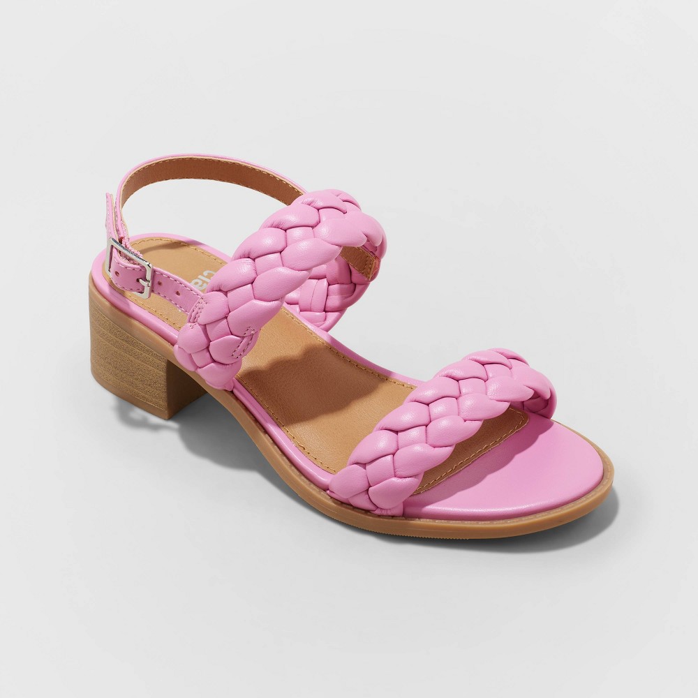 Girls' Jas Slip-On Ankle Strap Sandals - art class™ Pink 5