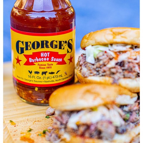 George's Hot Barbecue Sauce - 16oz - image 1 of 3