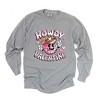 Simply Sage Market Women's Howdy Valentine Disco Ball Long Sleeve Garment Dyed Tee - 2 of 4