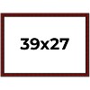 PosterPalooza | Weathered Red Picture Frame - UV Acrylic, Backing Board, Hanging Hardware Included - 2 of 4