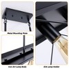 31.5'' Pendant Light, Height Adjustable 5-Light Hanging Lamp, Industrial Metal Chandelier for Kitchen Island, Dining Room, Foyer, Black - 4 of 4