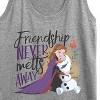 Women's - Frozen 2 - Friendship Never Melts Away Graphic Racerback Tank - 2 of 4
