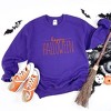 Simply Sage Market Women's Graphic Sweatshirt Embroidered Happy Halloween - 3 of 4