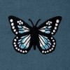 Dalix Butterfly Embroidery Relaxed Hoodie Soft Fleece Sweatshirt Fit Lounge Womens - 2 of 4