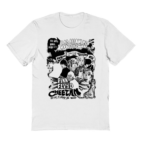 Pink Floyd Men's Cheetah Flyer Short Sleeve Graphic Cotton T-shirt : Target