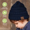 KeaBabies 3pk Warmzy Baby Beanies, 0-36 months Baby Hats, Baby Winter Hat for Newborn, Infant, Toddlers, Boys, Girls - 4 of 4