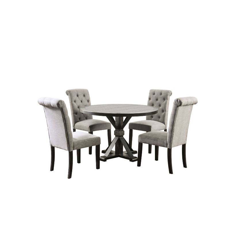 5pc Hedgeburn Round Dining Set - HOMES: Inside + Out, 1 of 12