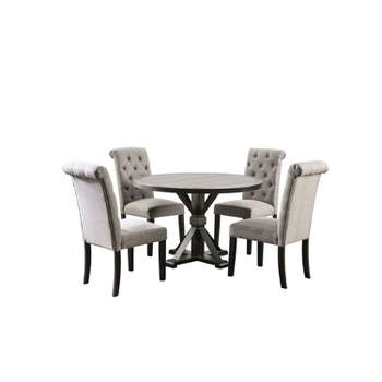 5pc Hedgeburn Round Dining Set - HOMES: Inside + Out