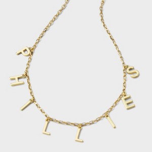 Bijoux Sport by Luv Aj MLB Gold Charm Letter Necklace - 1 of 4
