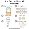 Big Dot of Happiness Spring Easter Bunny - DIY Happy Easter Party Signs - Snack Bar Decorations Kit - 50 Pieces - 3 of 4