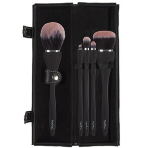 Memoi MeMoi 5 Piece Makeup Brush Set Black One Size - 1 of 4