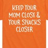 Boys' - Instant Message - Mom Close Snacks Closer Short Sleeve Graphic T-Shirt - 2 of 4