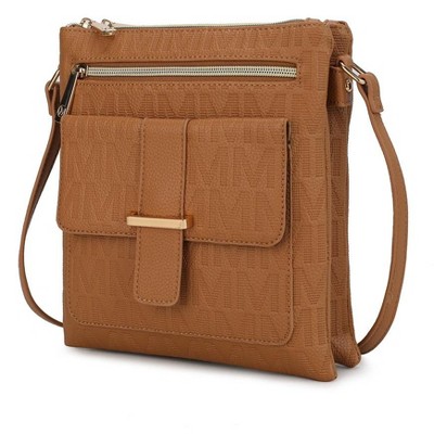 MKF Collection Janni Signature Embossed Crossbody Bag by Mia K