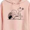 Women's - Peanuts - Schroeder Snoopy Cropped Graphic Hoodie - 2 of 4
