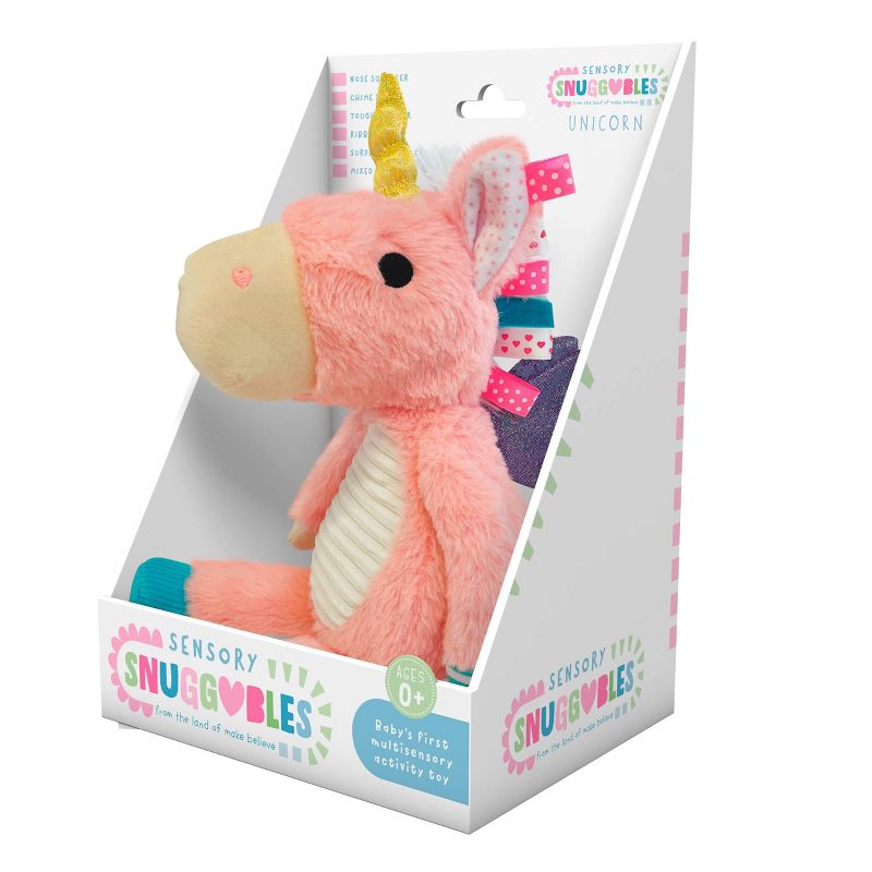 Make Believe Ideas Sensory Snuggables Plush Stuffed Animal - Unicorn, 3 of 7