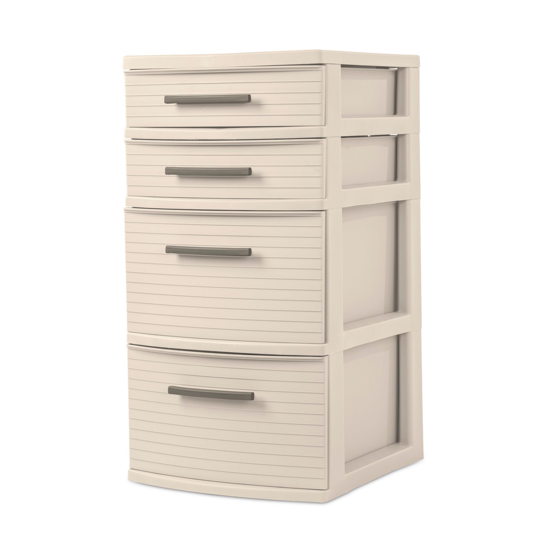 4 Drawer Medium Tower Snowfall White - Brightroom™