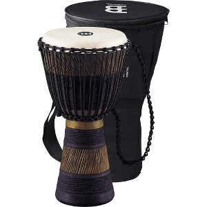 MEINL Earth Rhythm Series Original African-Style Rope-Tuned Wood Djembe with Bag - 1 of 2