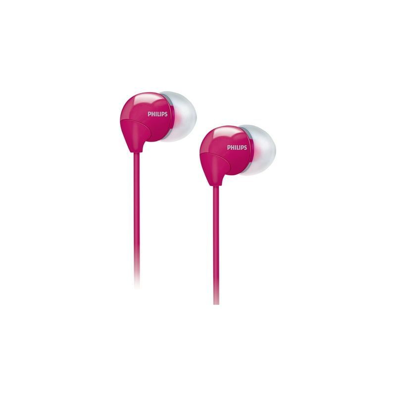 Philips SHE3590 In-Ear Wired Earbuds with Mic Pink, 2 of 6
