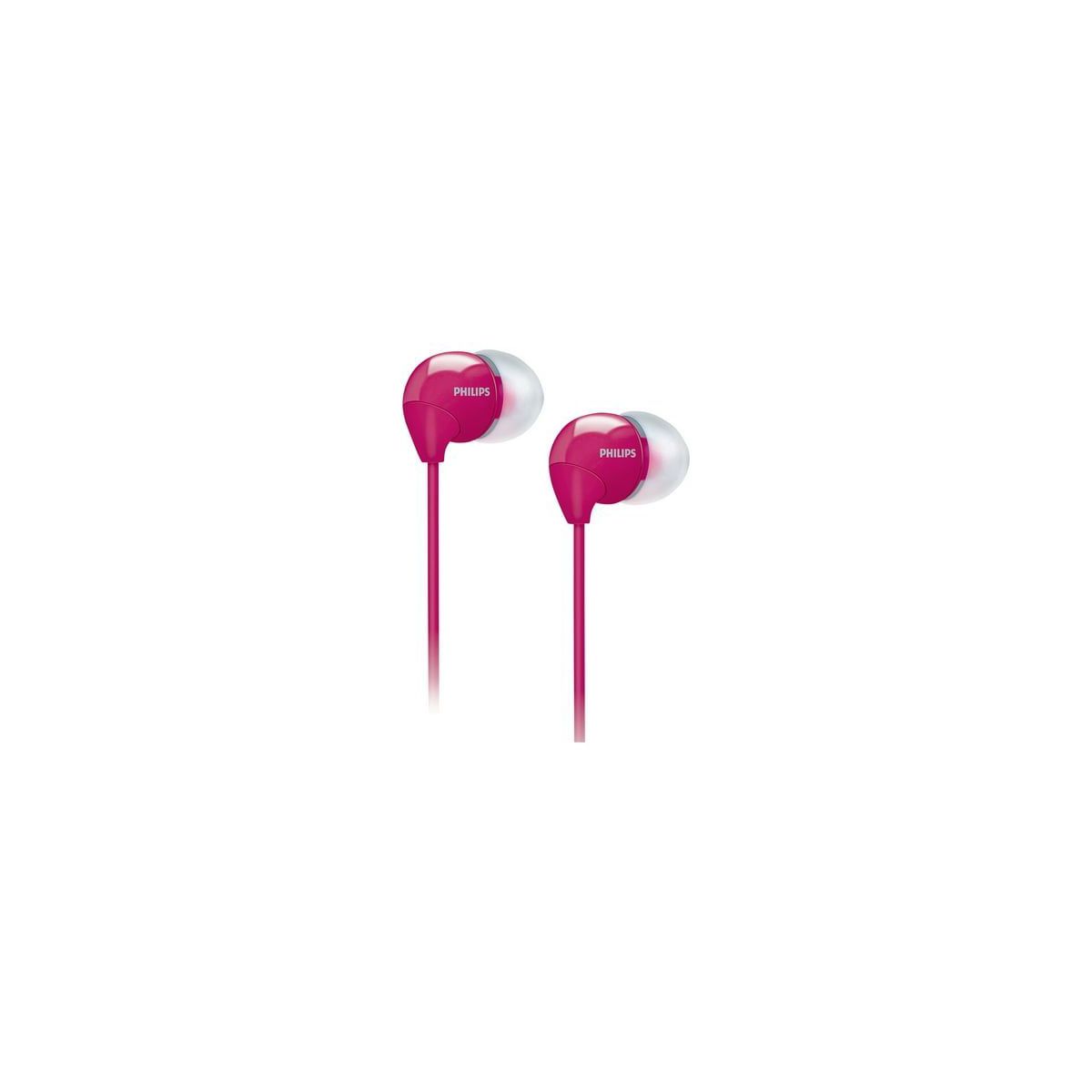 PHILIPS Wired Earbuds with Microphone- Noise-Isolating Tips, Clear sound, 3.5mm Jack - Black - thumbnail 2