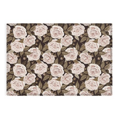 Avenie A Realm Of Roses Dark Academia Outdoor Rug - Deny Designs : Target