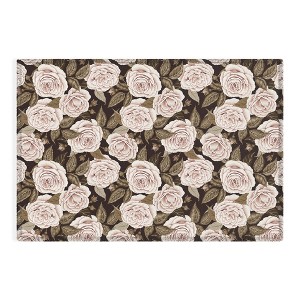 Avenie A Realm Of Roses Dark Academia Outdoor Rug - Deny Designs - 1 of 4