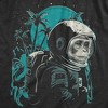 Mens Space Monkey T Shirt Funny Awesome Astronaut Ape Tee For Guys - Crazy Dog Men's T Shirt - 2 of 4