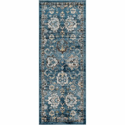 Hauteloom Runner Area Rug   Medium Gray