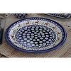 Blue Rose Polish Pottery Zaklady Dinner Plate - 3 of 4