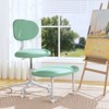 Pinmoco Egg-Shape Upholstered Office Chair Adjustable Height Ergonomic Office Chair with Lumbar Support and Wheels - 4 of 4