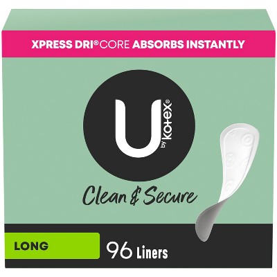 U By Kotex Balance Fragrance Free Panty Liners - Light Absorbency